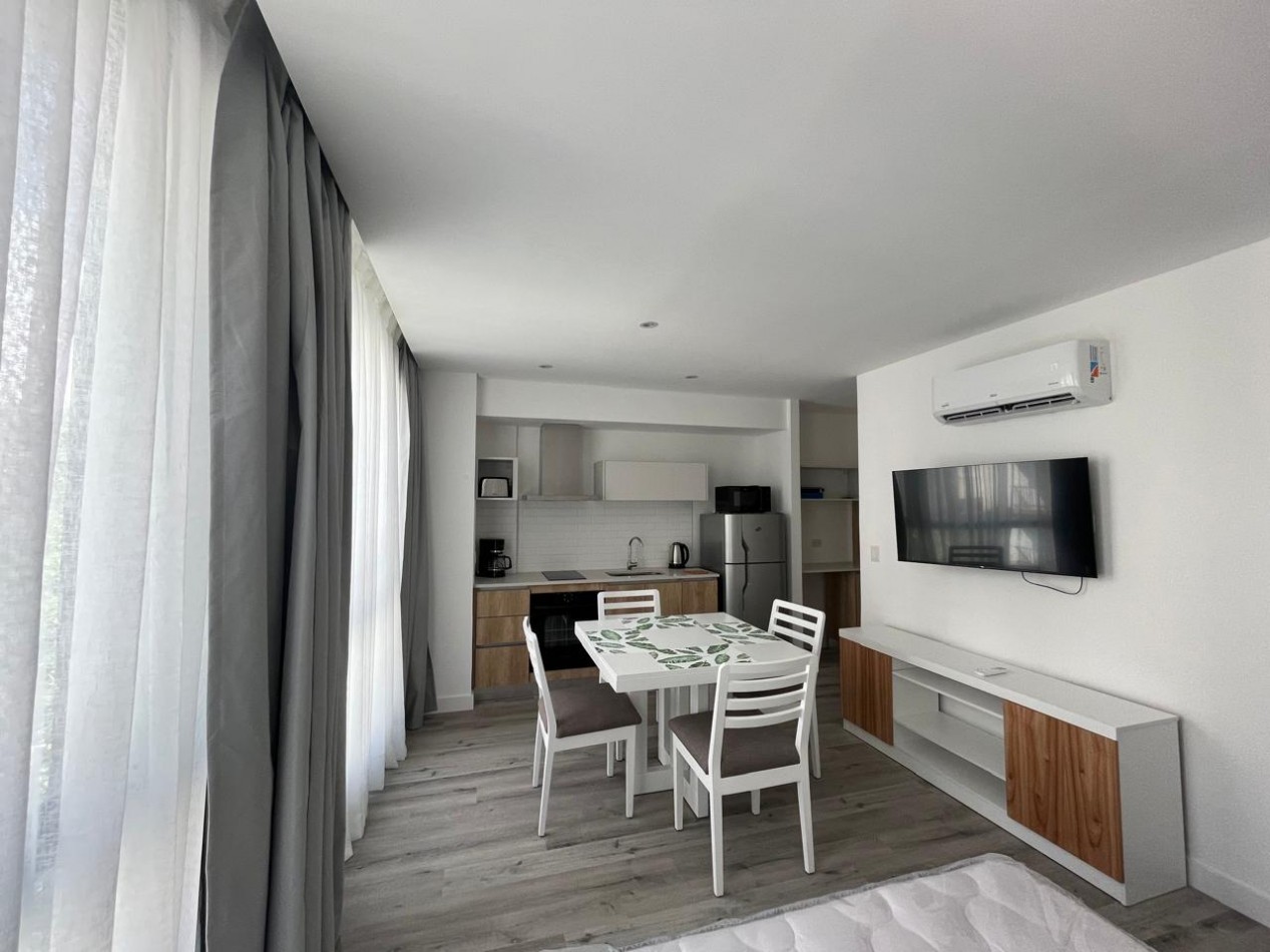 En alquiler temporal - Depto de un ambiente en zona Aldrey