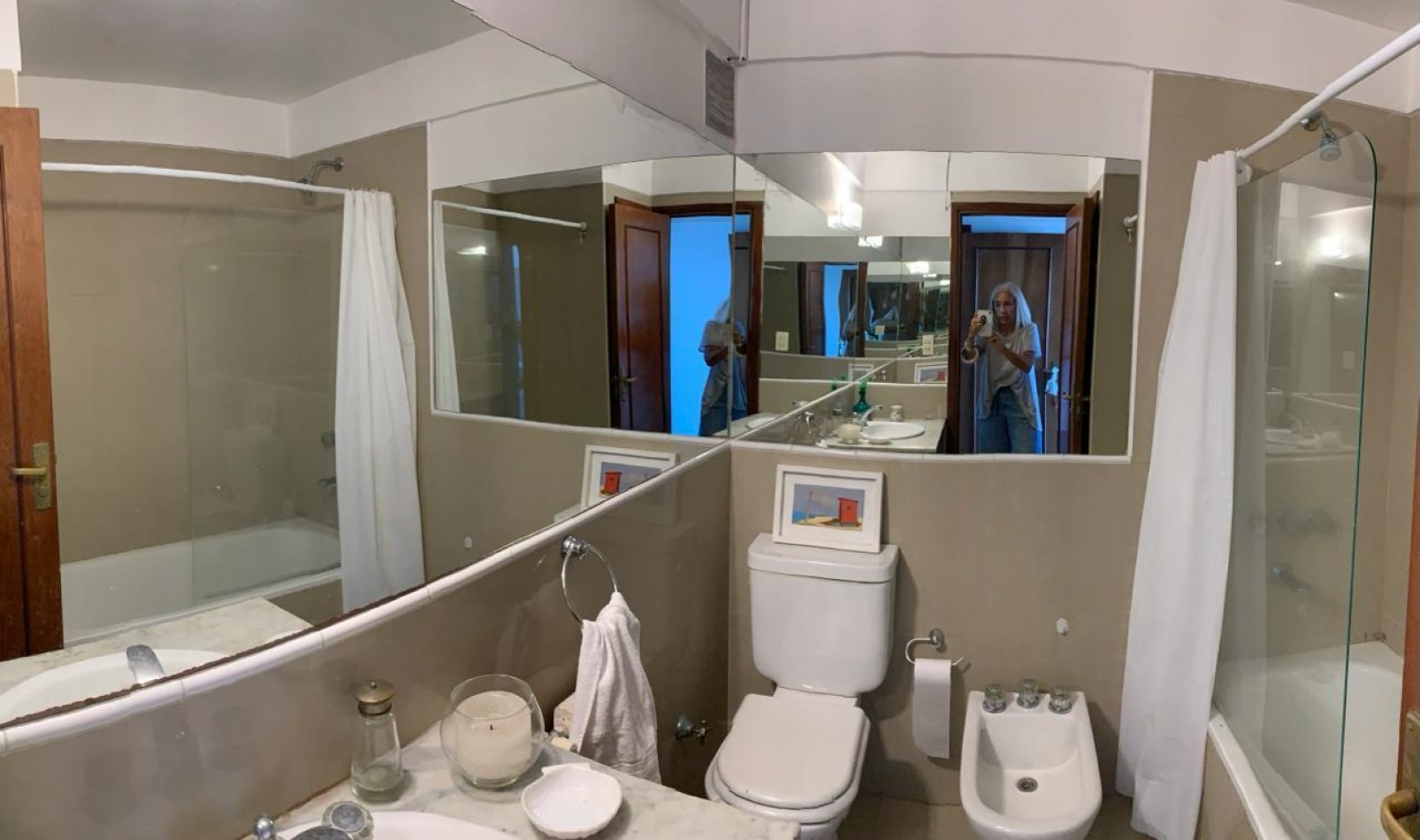 Alquiler 12 meses - Depto. 3 amb. con dependencia, cochera y vista al mar