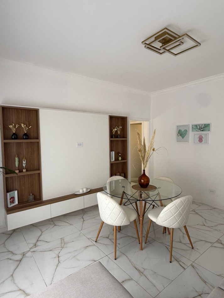 Venta - Departamento amoblado de tres ambientes con escritorio.