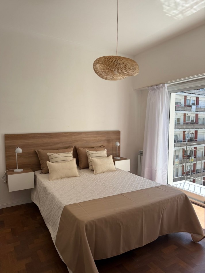 Venta - Departamento amoblado de tres ambientes con escritorio.