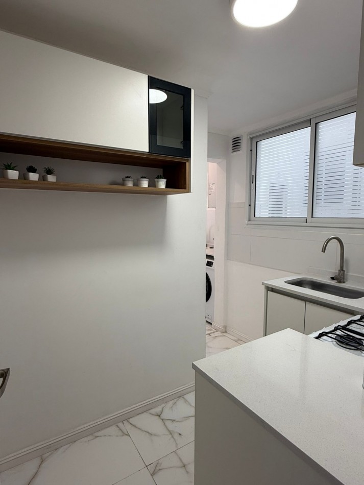 Venta - Departamento amoblado de tres ambientes con escritorio.