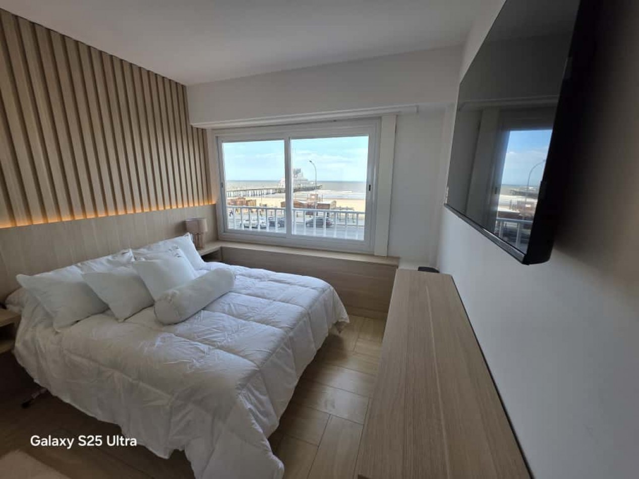 Venta - Departamento 2 ambientes amoblado con dependencia y vista al mar.
