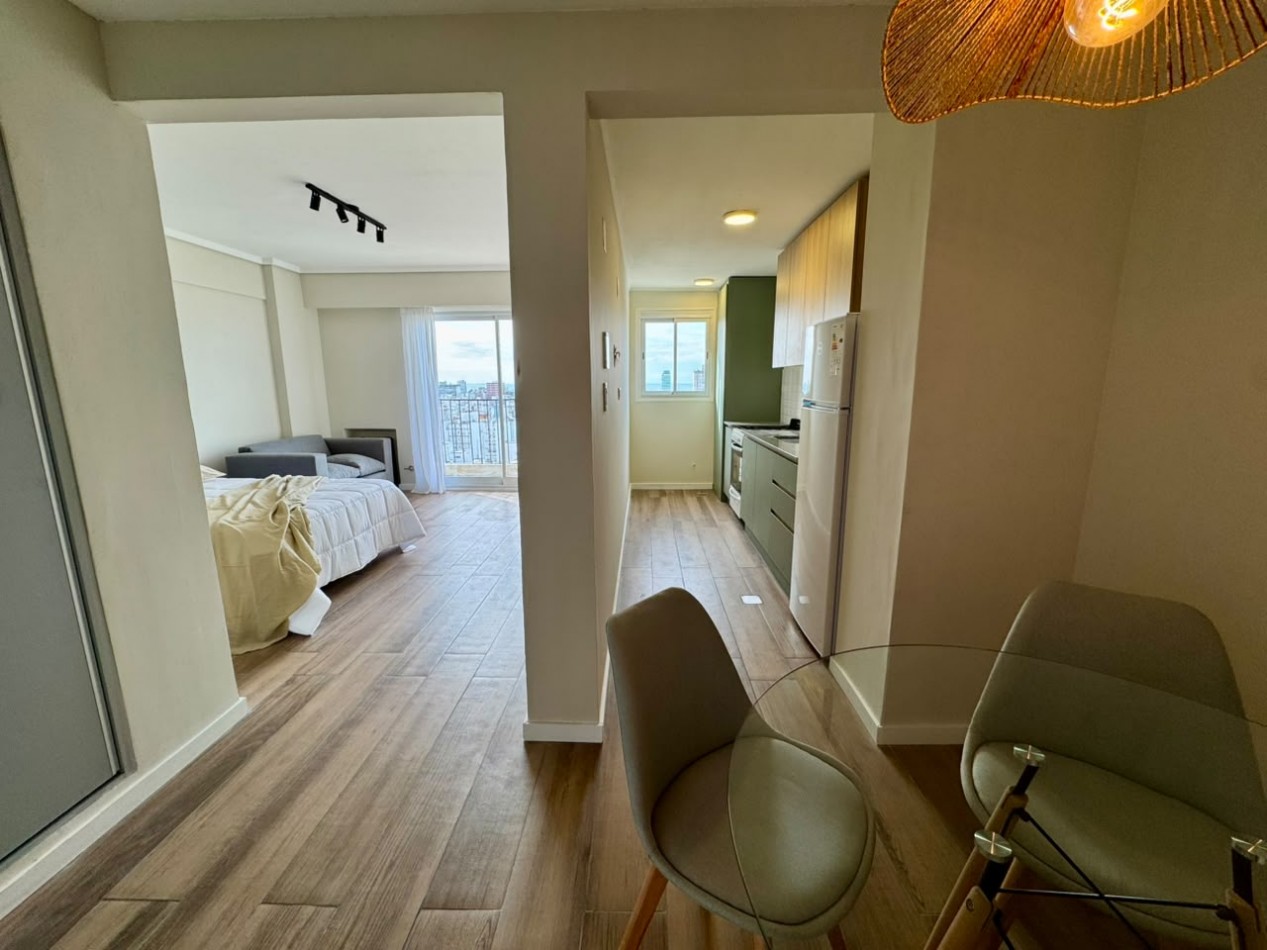 Venta - Monoambiente reciclado a nuevo con balcon y vista panoramica